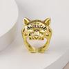 Creative Personalized 3D Animal Leopard Head Ring For Unisex Jewelry Accessories Gifts