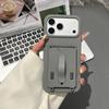 Colorful Card Bag Is Suitable for Apple 17promax Anti-drop Mobile Phone Case iPhone12 Pluggable Card Case.