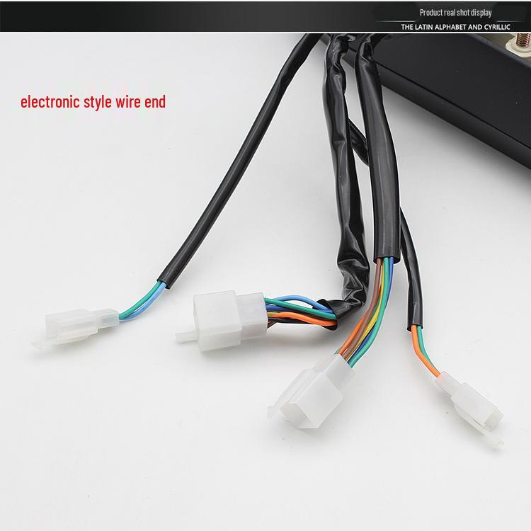 WY125-A-C-F Motorcycle Instrument Cluster for Wuyang - Mechanical-Electronic, Compatible with Oil Level & Mileage Meter