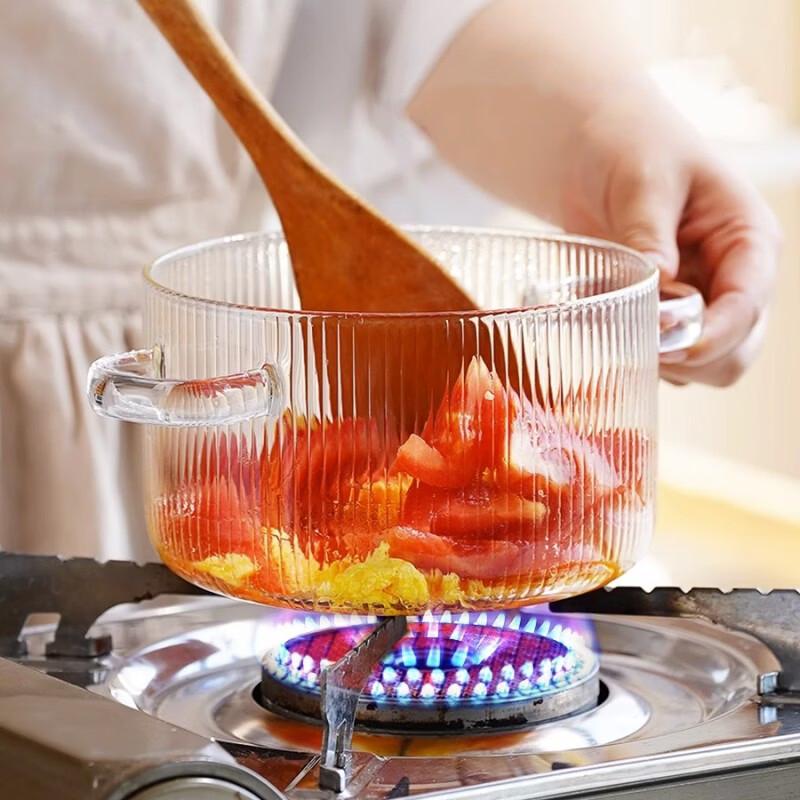 U-TOP Creative Bear Glass Soup Pot