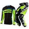 Motocross Gear Set for Kids Youth Jersey Pant Kits Child Green Motorcycle Black 3 4 5 6 7 8 9 10 Year Off-road Suit Blue Orange Enduro Cross Boy Girl