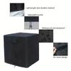 Air Conditioner Outer Unit Cover Outdoor Central Outer Vent Full Cover Dustproof 210d Heavy Duty Black Outdoor Furniture Cover