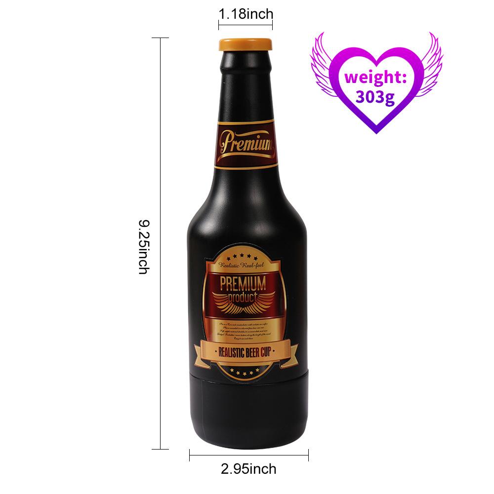 Realistische Bierflaschen-texturierte Pocket Pussy für Männer, Männlicher Masturbator Männliches Sexspielzeug, Masturbationsbecher Herren Stroker