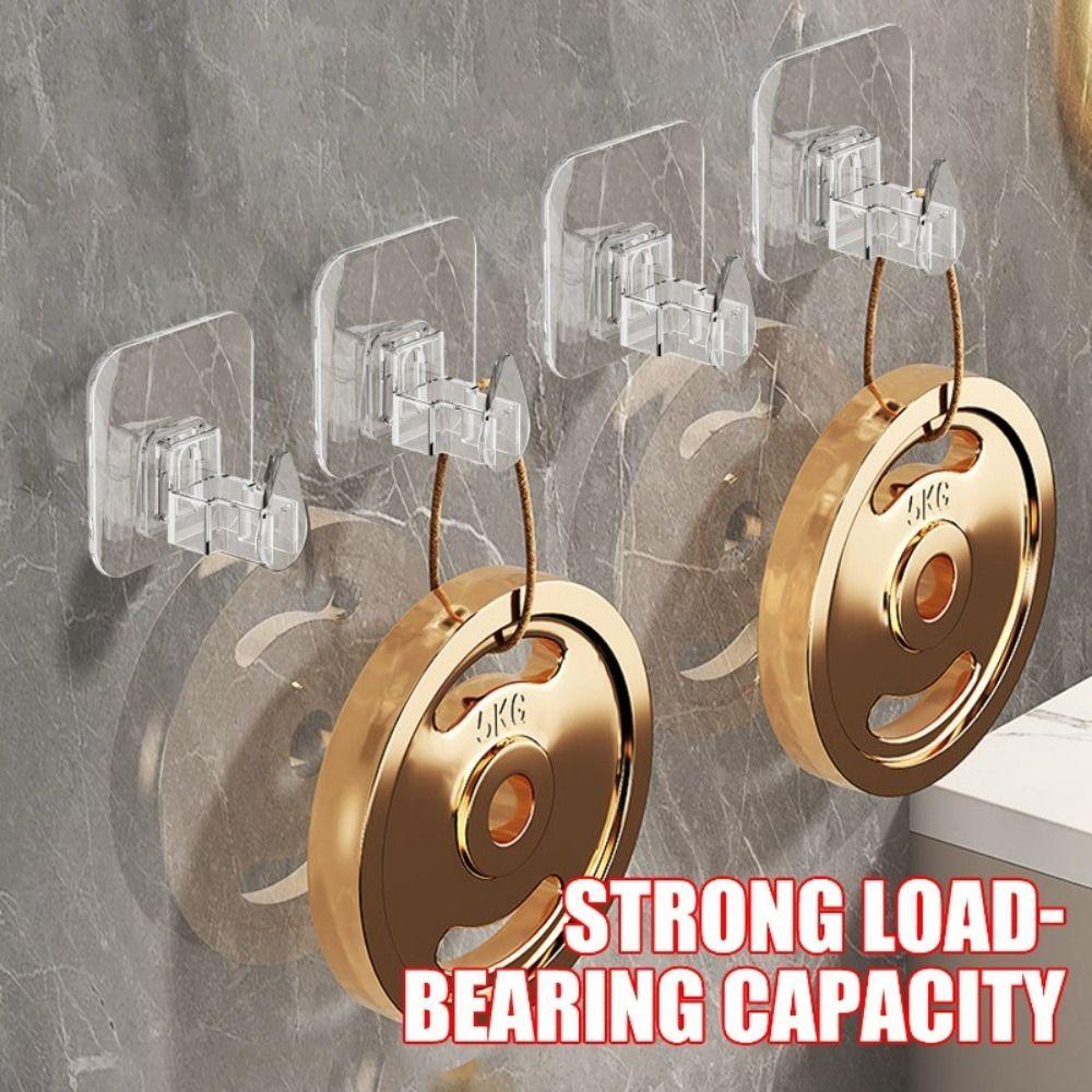 1/5Pcs Heavy Duty Vacuum Hook Waterproof Shower Hooks Suction Cup Hooks  for Bathroom Kitchen Decor