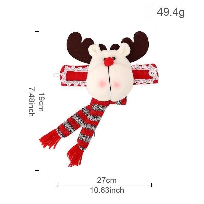 

Рождественская креативная пряжка для штор, мультяшная кукла, украшение для отеля, ресторана, украшение, кукла, пряжка, подвеска на окно