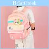 Trendy Unisex Kids Backpack Large Capacity Nylon School Bag Cute Cartoon Design