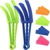 Minifibre Triple Blind Cleaner Mitt Venetian Slats Blinds Duster for Window Blinds Air Conditioner Jalousie Dust