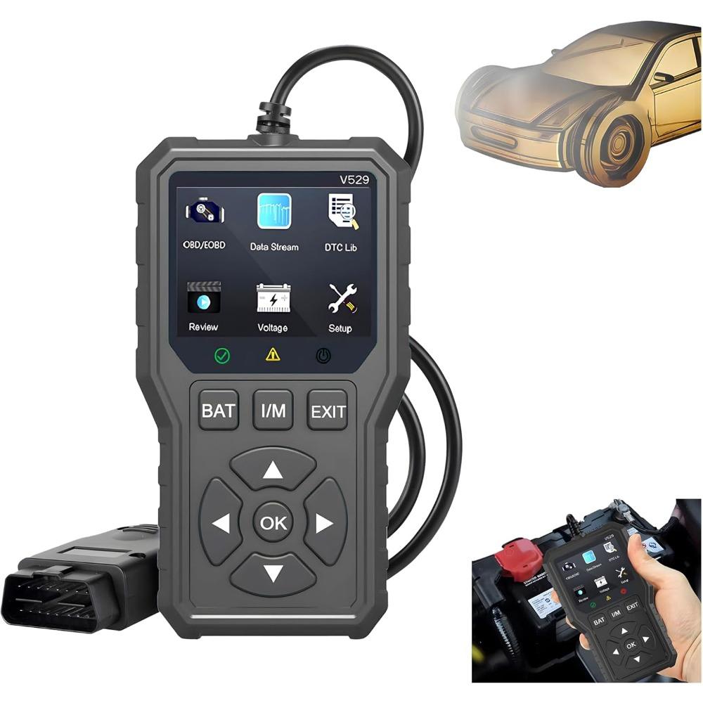 Advanced diagnostic tools: Professional engine fault code reader, scanner, engine fault scanner, diagnostic scanning tool.