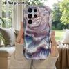 Phone Case: 2D Flat Samsung Galaxy A34 A35 M05 M06 S20 S22 S21 FE Plus 5G Protective Case, Couples Style, Big Rose Design, Christmas and Halloween Gif
