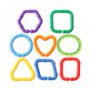 Geometric Chain Buckle Early Education Desktop Toy - Large Building Blocks for Children's Development