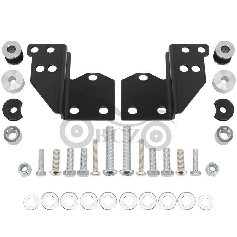 Harley-Davidson Touring Rear Rack Mounting Kit With Backrest Support Bracket FLHT FLHR 1997-2008
