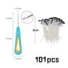 Multiple Sizes Waxed Cotton Thread Candle Wick 100pcs/set Smokeless Wick & Holder Candle Making Set Accessories Wicks Bracket
