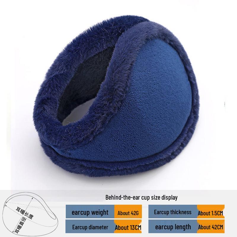 מחממי אוזניים חורפיים גדולים במיוחד לגברים: מחממי אוזניים עבים חסיני רוח לרכיבה על אופניים והגנה מפני קור חיצונית