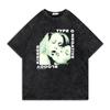 Washed Vintage Rock Band Type O Negative Rip Peter Steele Tribute T Shirt Male Casual Oversized Tshirt Mens Rocker Streetwear