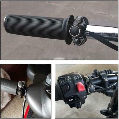 Uniwersalny przełącznik motocyklowy 7/8" montowany na kierownicy, elektryczny rozrusznik, wyłącznik zapłonu, klakson, stroboskop, światło do wyprzedzania dla motocykli