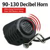 High Brightness Electric Bike Scooter Lamp with Horn Universals Electric Scooter LED Front Light Easy to Installation