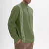 Men's Long-sleeved Henry Shirts Are Fashionable, Casual, Breathable and Comfortable, Solid-color Long-sleeved Shirts
