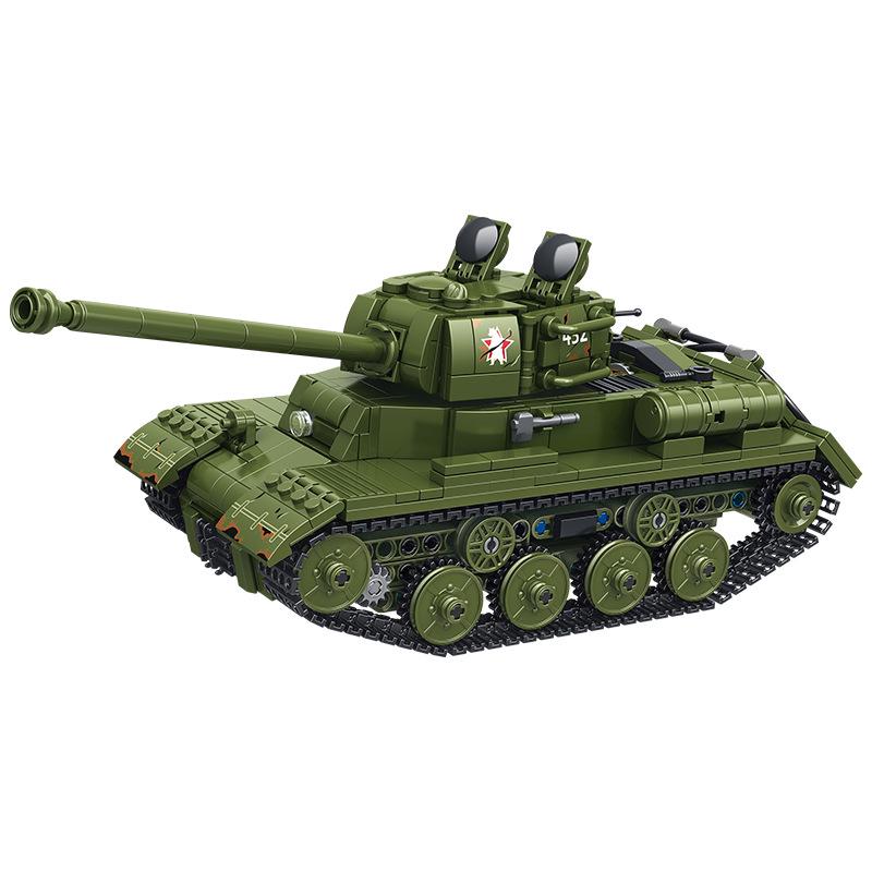 Remote Control Tank: Type 99 & Leopard Building Blocks Educational Toy for Children (676001)