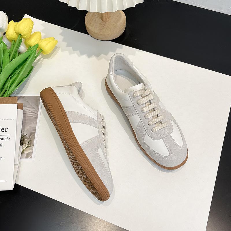 [Spot] A pair of grape mother Studiolee for everyone, retro leather casual moral training shoes women's sports board shoes