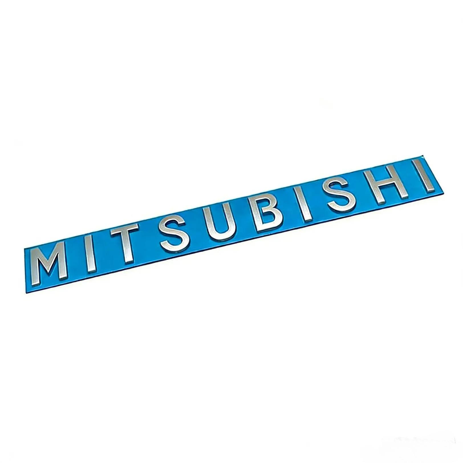 

Car 3D ABS Letters Logo Decals Sticker For Mitsubishi Outlander L200 Eclipse Cross Triton ASX EVO Lancer Mirage Pajero Attrage