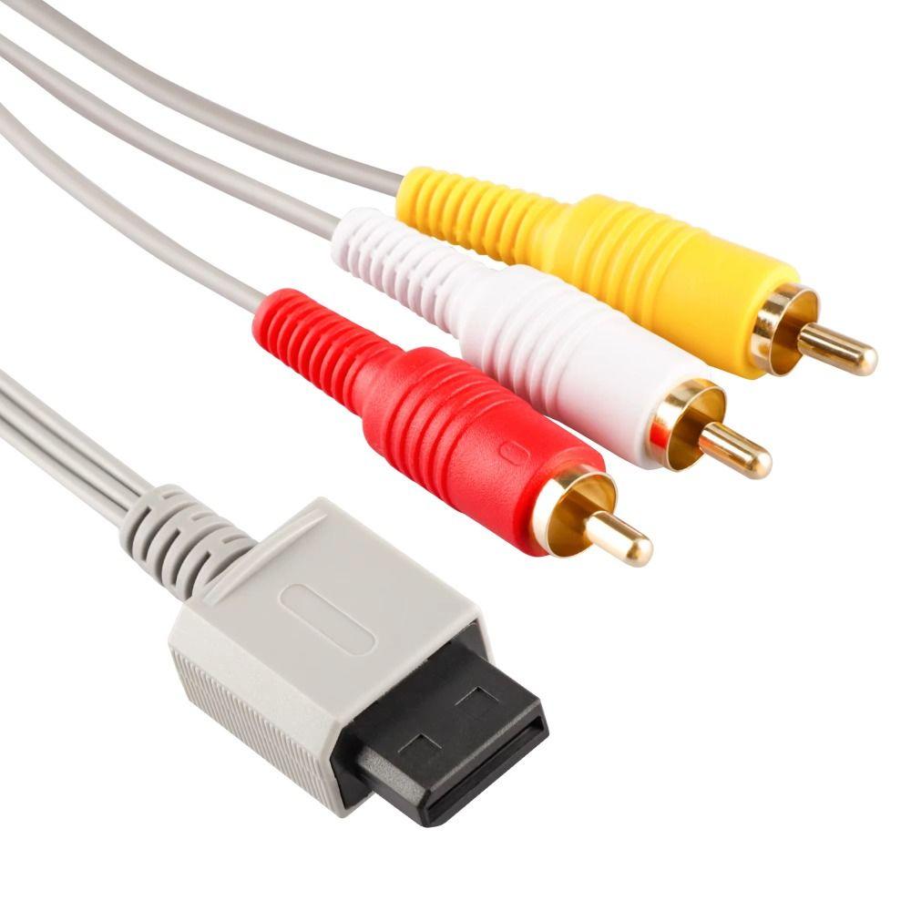 Fast Charging AV Cable for Wii Wii U 3 in 1 Audio Video TV Connector Cable USB TO SP