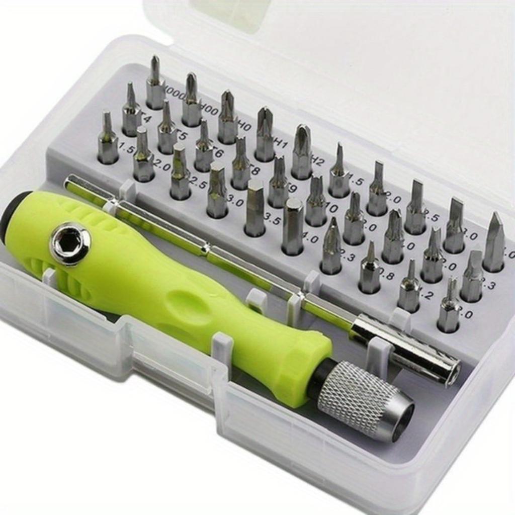 32pcs/set Tool Repair Screwdriver Set Precision Mini Magnetic Screwdriver Bits Kit Phone Mobile IPad Camera Maintenance