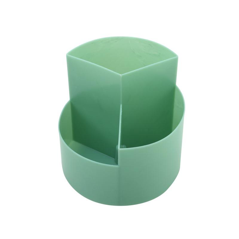 1PC Separated Layered Rotatable Pencil Holder Spacious Office Desk Personality Simple Multifunctional Storage Box