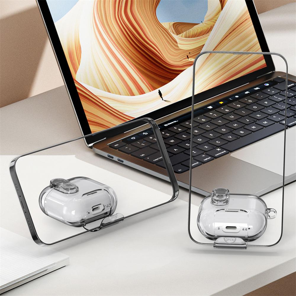 Transparent lock bracket for AirPods pro1 generation protective cover 1 generation pro1 generation apple bluetooth headset case