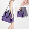 Nail Polish Storage Bag Holder with Handle Convenient Sturdy Zippers Organizer