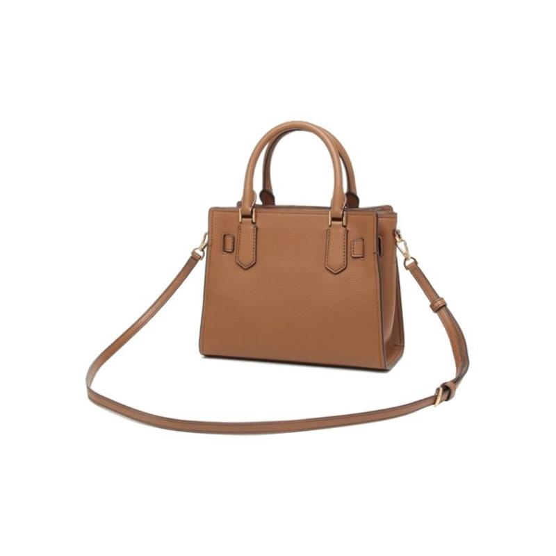 MICHAEL KORS handbag Hamilton Letter LOGO Lock Key Accessories Simple Commuting Solid Color Zipper Closure Leather Shoulder Bag Crossbody Bag Women's