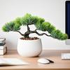 Artificial Pine Plant Bonsai Decor Indoor Desk Home Office Tabletop Decoration Plastic Miniature Greenery