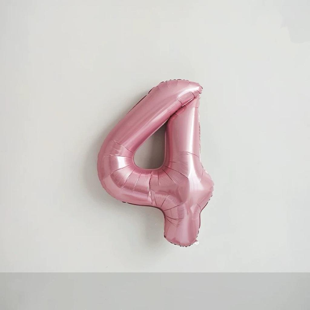 40-Inch Cream Number Balloon for Kids' First Birthday Party Decoration