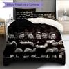 Ropa de cama con patrón de Rugby de los All Blacks Decoración del hogar Regalo de Cumpleaños (1 * funda nórdica + 2 * fundas de almohada, sin núcleo)