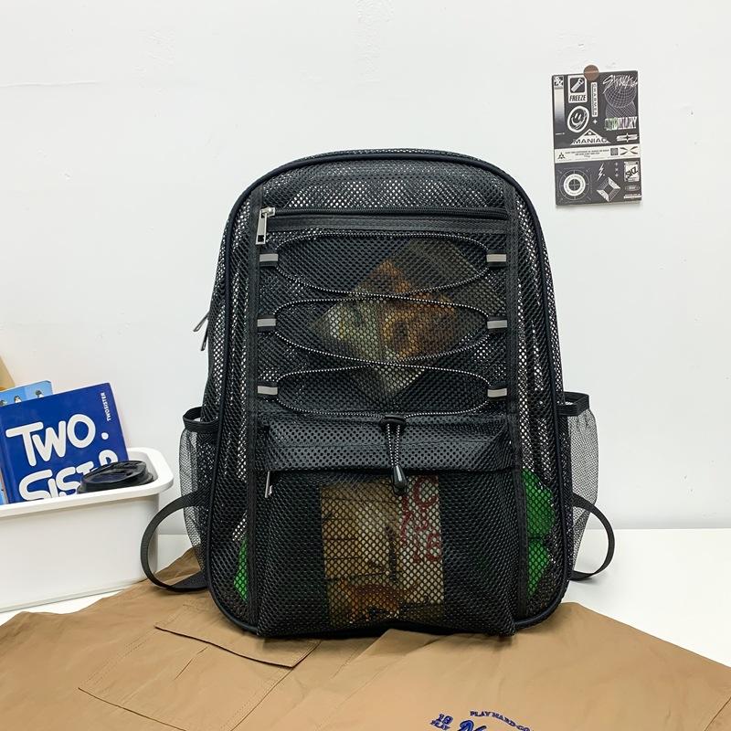 Schoolbag Schoolbag Pvc Transparent Summer Beach Travel Backpack Wholesale Personalized Middle School Student College Backpack