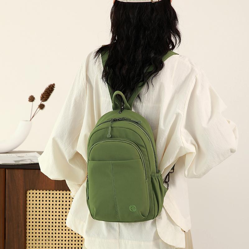 Large Capacity Backpack Women's Travel Bag Multi-Layer Student Schoolbag Multifunctional Chest Bag