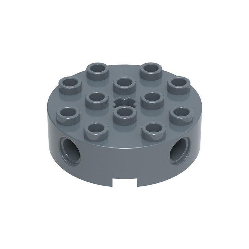 Non-Toxic 10Pcs 6222 Brick Round 4 X 4 With 4 Side Pin Holes And Center Axle Hole Compatible With 6222 Assembles Blocks Toys