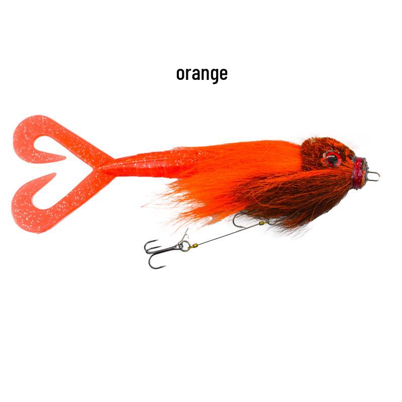 Bionic Soft Bait Water Mouse Deer Hair Lure for Deep Sea Fishing