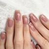 Square Fake Nails for Women Gentle Nude Fake Nails Removable False Nails for Women and Girls Gift