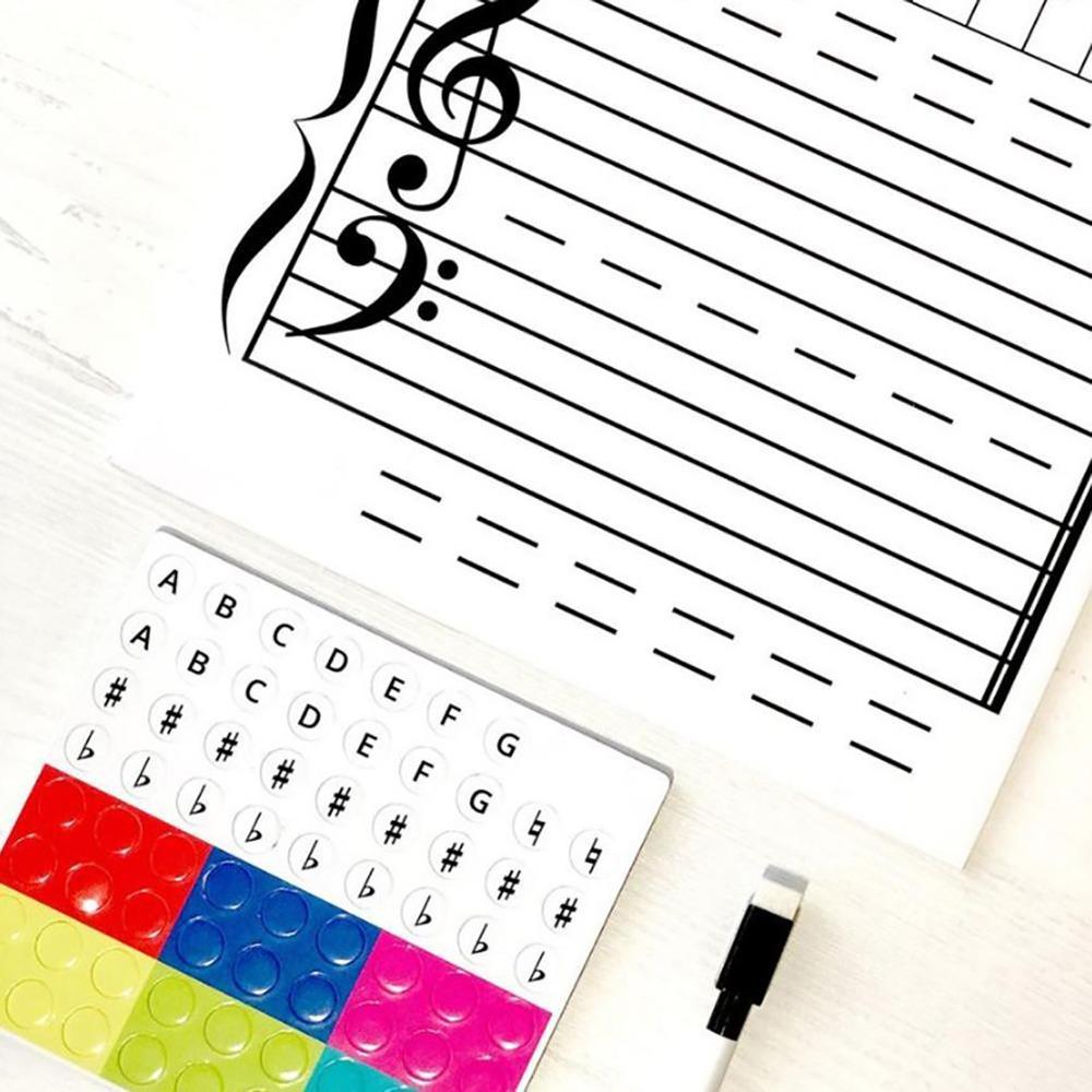 Whiteboard für Musiknoten Magnetisches Notenlese-Board Musik-Lehrtafel Für Klavierlehrer