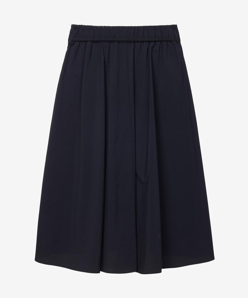 MIND BRIDGE WOMEN [W] Pleated Belted Elastic Skirt - 3 Colors