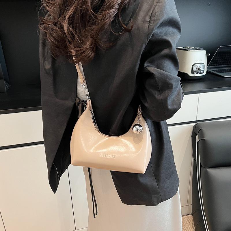 Premium French Underarm Bag Women's 2025 Spring New Trendy Commuter Casual Dumpling Bag Shoulder Messenger Bag