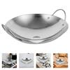 8 Inch Stainless Steel Dry Pot Small Cooking Pots Kitchen Metal Pans For Stock Pot With Handle Shabu Pan Fry Pan Cookware Set