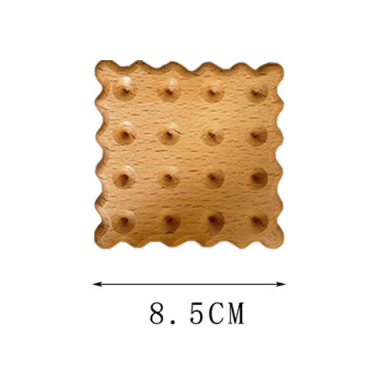 Natural Wooden Cookie Coasters Reusable Anti-skidding and Heat-resistant Coffee  Pad Drink Cup Mat Kitchen Home Tableware