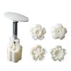 Plastic Mooncake Stamps 11 Different Shapes Mooncake Moulds Festival Hand Press Mooncake Cutters Pastry Decoration Tools