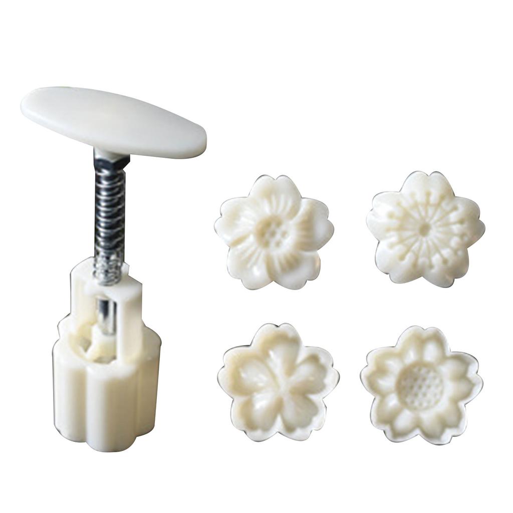 Plastic Mooncake Stamps 11 Different Shapes Mooncake Moulds Festival Hand Press Mooncake Cutters Pastry Decoration Tools