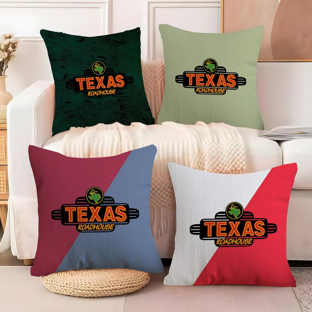 Road Trip Restaurant Travel Tips T-Texas Roadhouse Pillow Case Sofa Living Room Bedroom Headboard Backrest Cushion