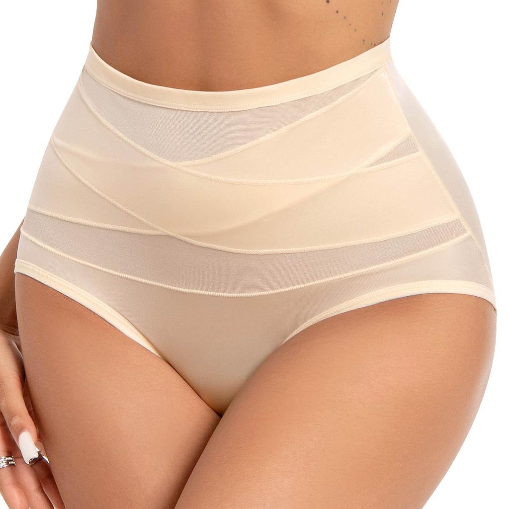 Women's High Waisted Underwear Slimming Shapewear Full Coverage Compression Briefs Postpartum Tummy Control Panties Waist Trainer Body Shaper