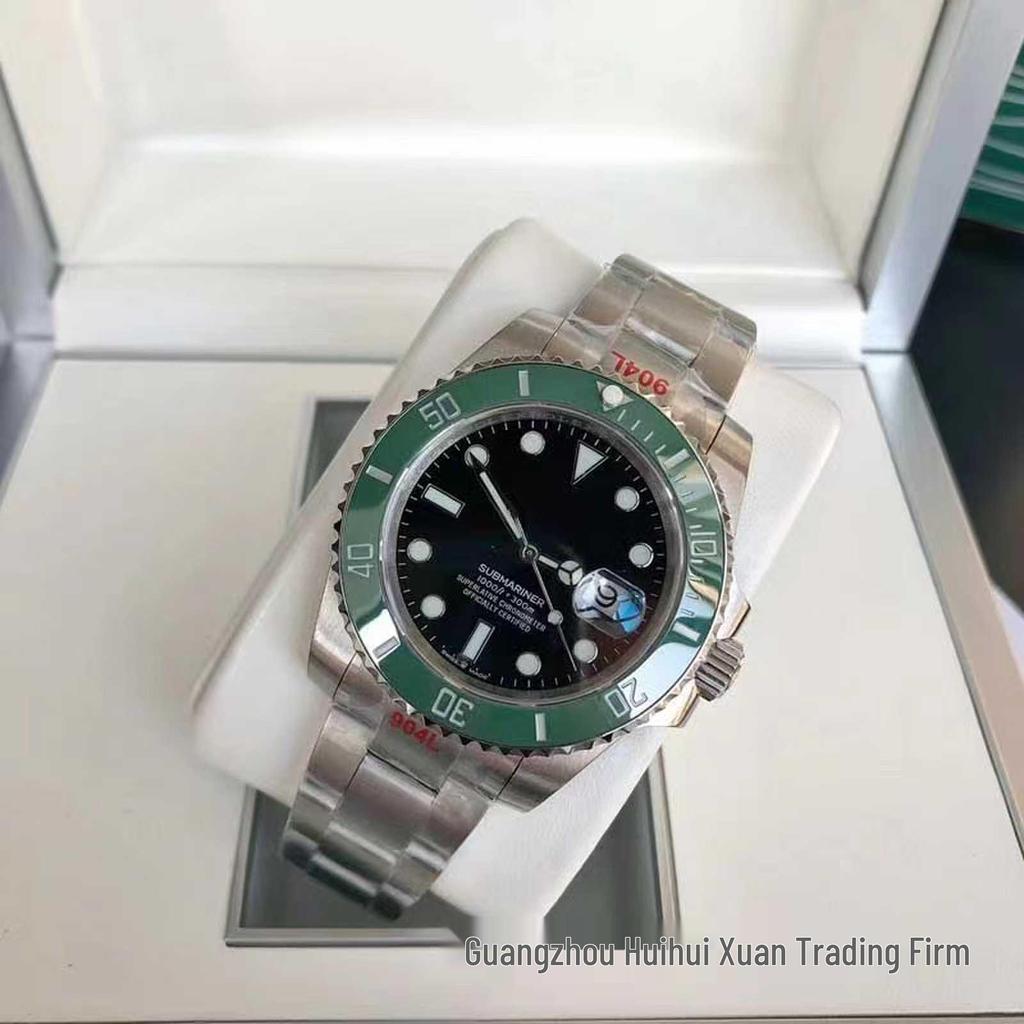 WeChat დროპშიფინგი Laojia Sea Ghost ავტომატური მამაკაცის უჟანგავი ფოლადის ბიზნეს საათი