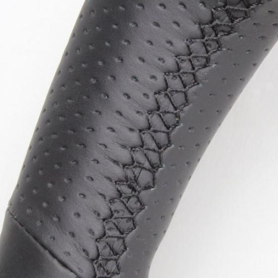 REAL Steering Wheel Premium [30 Vellfire/30 Alphard] Series, D-Shape, Blackwood, S210-BKW-BK-VEL