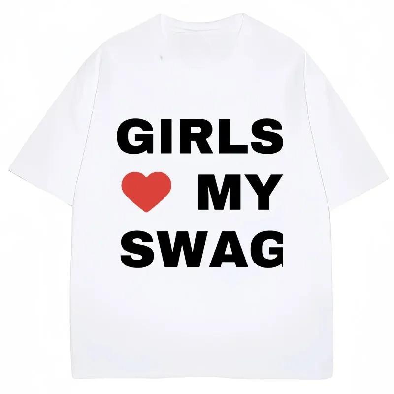 Funny Rapper Chief Keef Girls Love My Swag T Shirt Women Fashion Casual T-shirts Loose Women T-shirts Streetwear